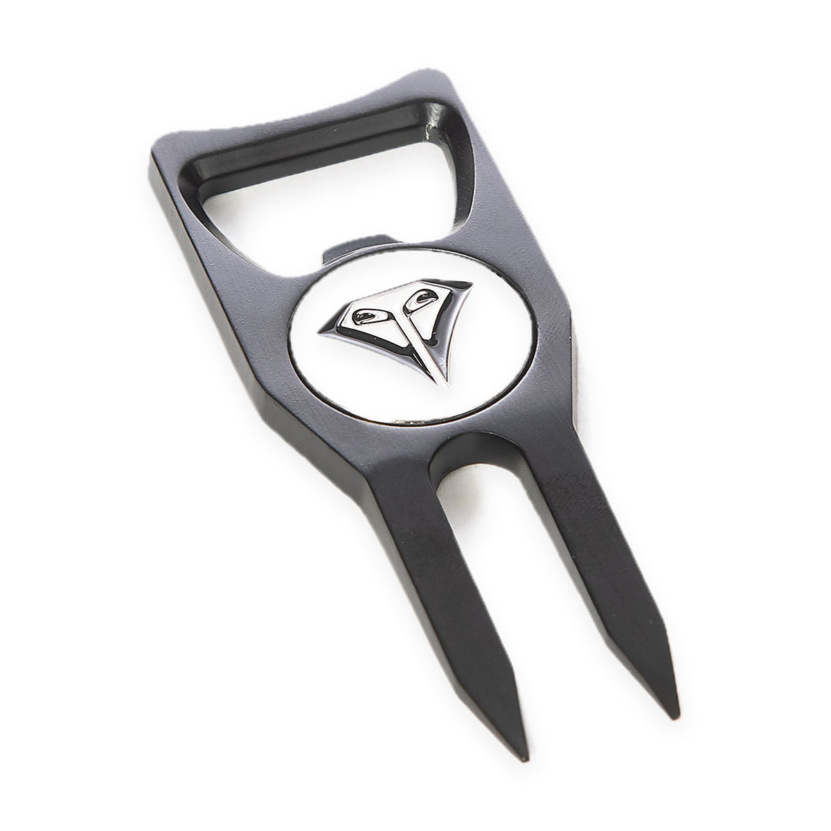 La Vita Golf Magnetic Divot Tool + Ball Marker - magnetic divot tool with ball marker, back view on a plain white background
