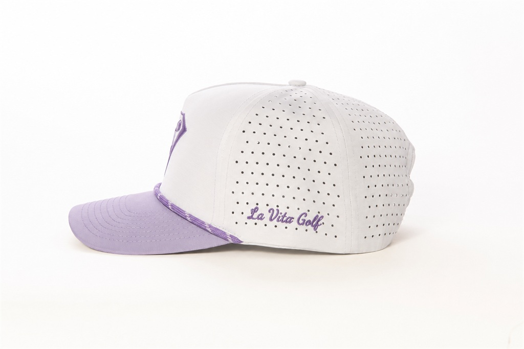 Rope Hat -  Lavender Links