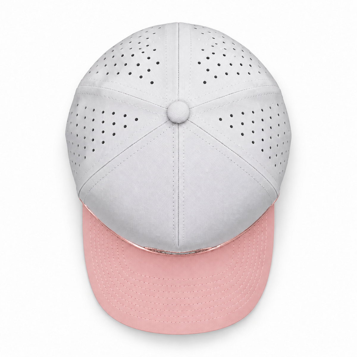 La Vita Golf Signature Rope Hat (Just Peachy) - rope-brim golf snapback, image 4