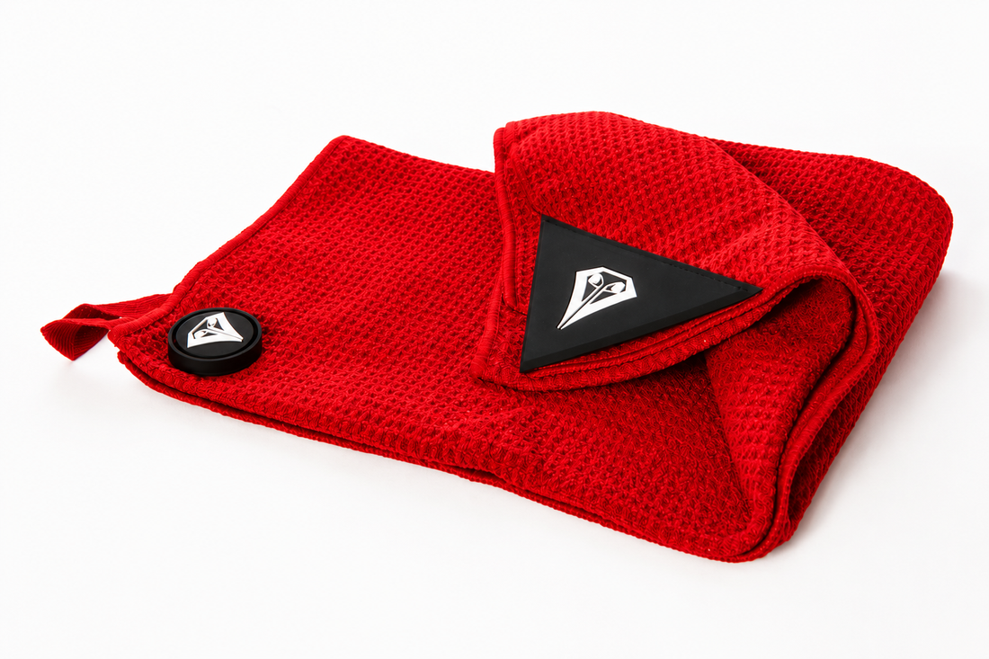 Magnetic Tour Towel - Red