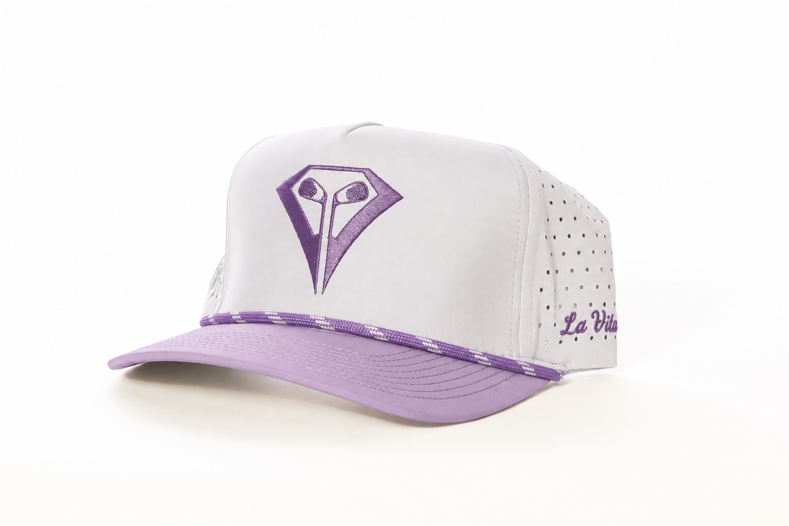 Rope Hat -  Lavender Links