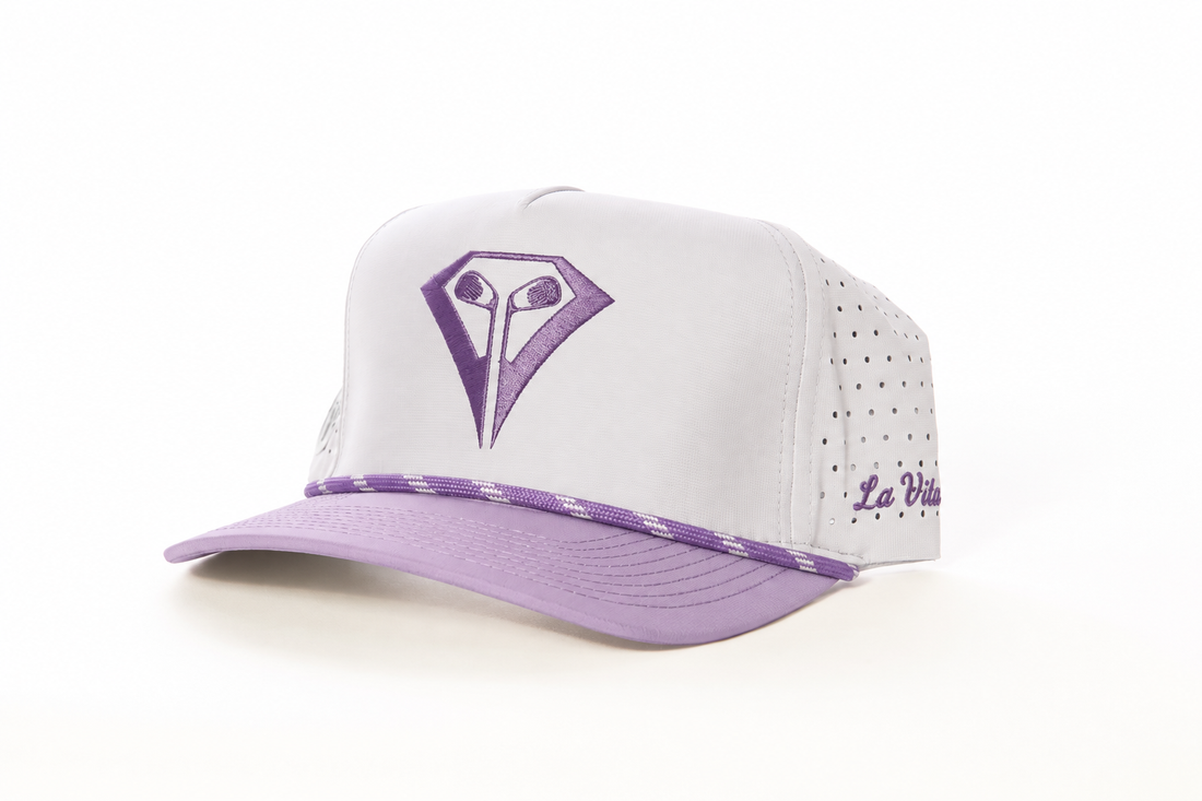 Rope Hat -  Lavender Links