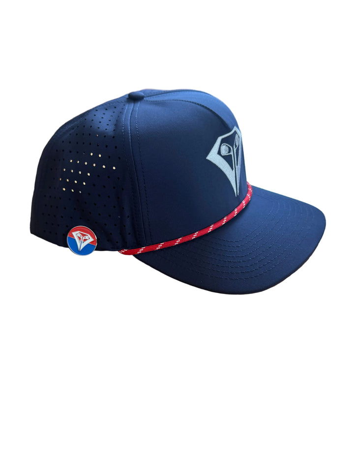 "The Classic" Rope Hat (Red, White and Blue)