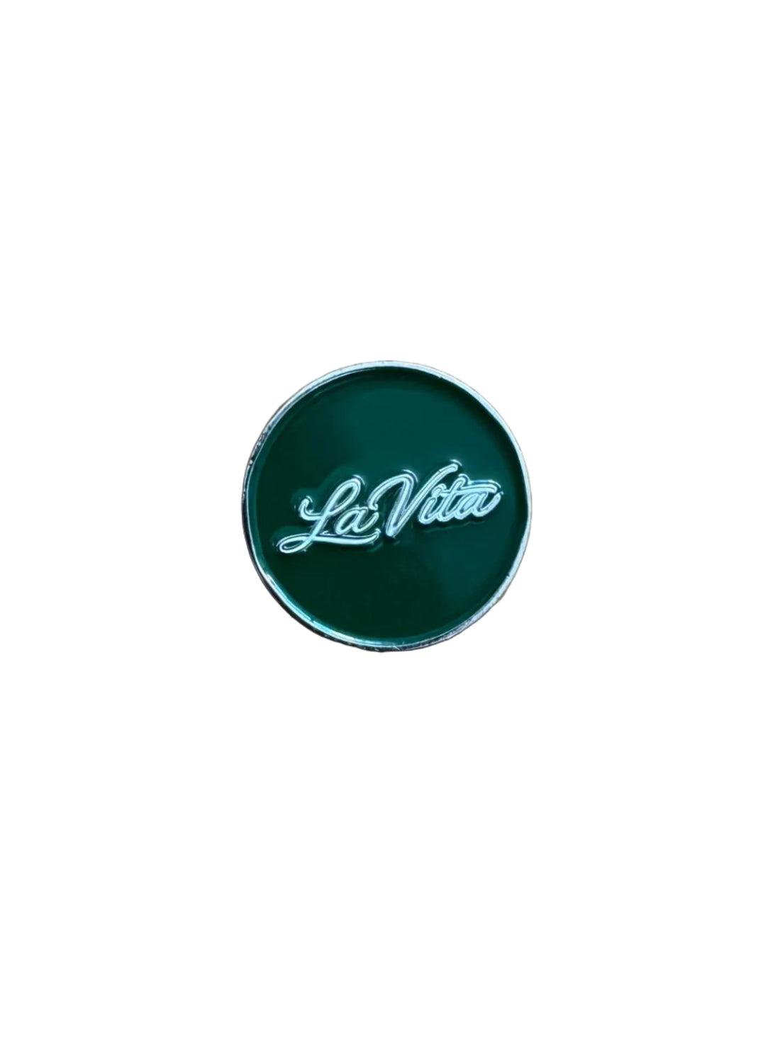 Green and White Ball Marker