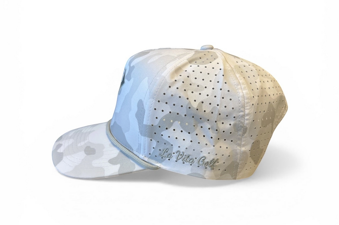 "The Classic" Rope Hat (Snow Camo)