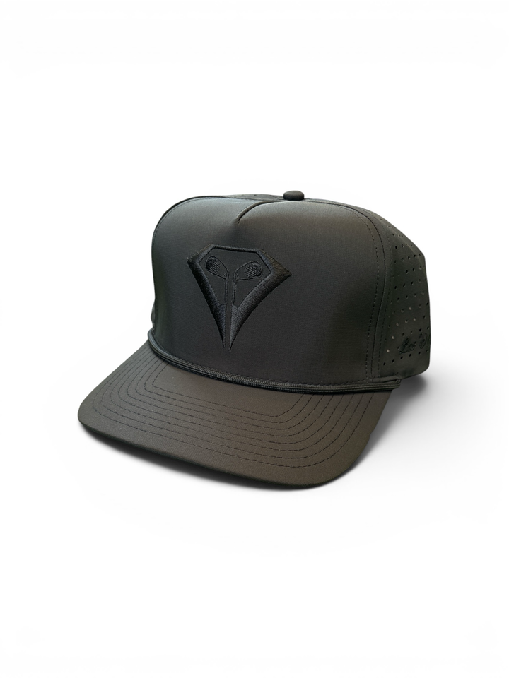 "The Classic" Rope Hat (Black on Black)