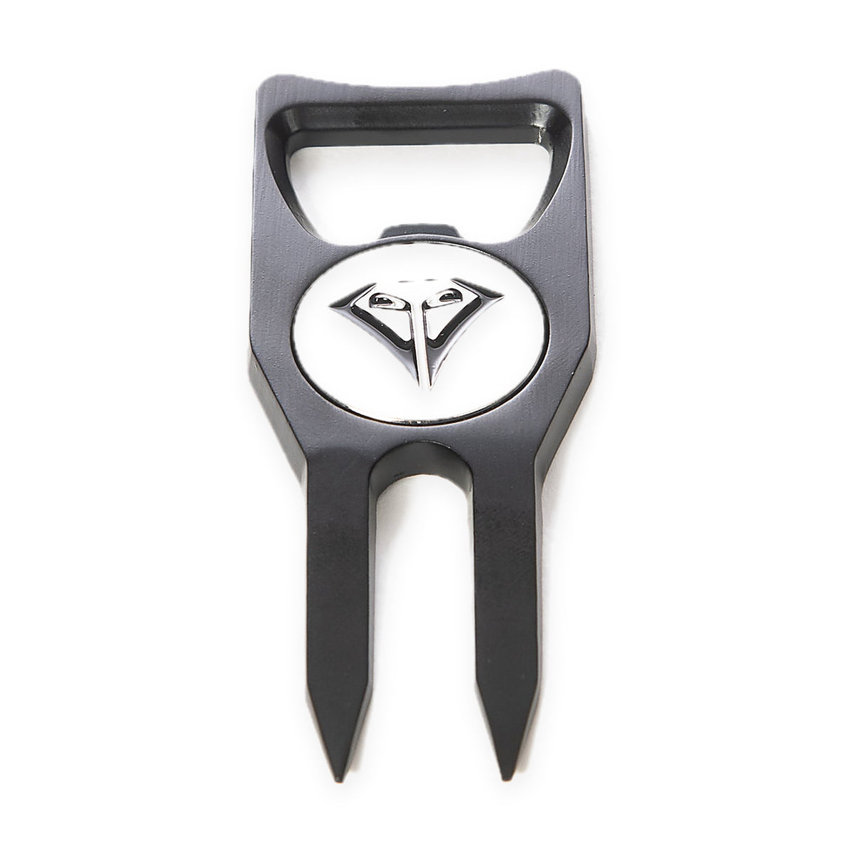La Vita Golf Magnetic Divot Tool + Ball Marker - magnetic divot tool with ball marker, angled view on a plain white background